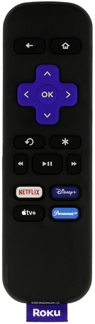 Roku 3226001236 Remote Control Netflix, Disney, Apple, Paramount -- Open Bag