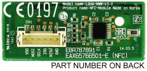 LG Washer EBR78789101 PCB Board 