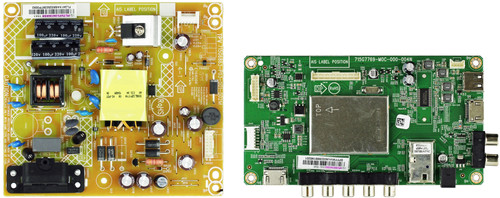 Vizio D32HN-D1 (LTTUUKCS/LTTUUKCR/LTTUUKLS Serial) Complete TV Repair Parts Kit
