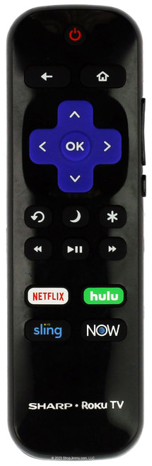 Sharp LC-RCRUS-20 Roku Remote Control -- Open Bag