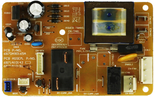 LG Dehumidifier 6871A10192A Main Board