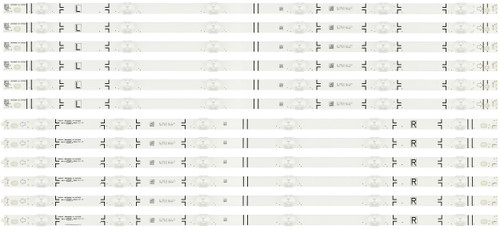 Vizio LBM700M0601-AU-1 LBM700M0601-AV-1 LED Backlight Strips (12) V705X-J03