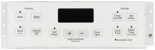 GE Oven WB27K10453 164D8450G038 Control Board - White Overlay