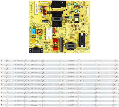 Toshiba 55L621U Power Supply / LED Backlight Strips Bundle