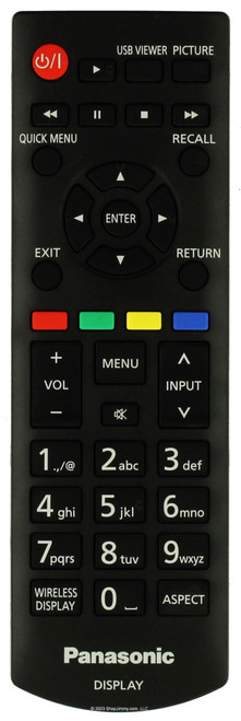 Panasonic DPVF3279ZA/X1 Display Remote Control - Open Bag