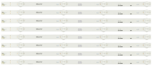 Toshiba 4708-K43WDC-A4113N41 LED Backlight Strips (8) 43LF621U21 43LF621C21 