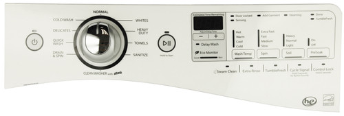 Whirlpool Washer WPW10558234 W10558234 Top Console