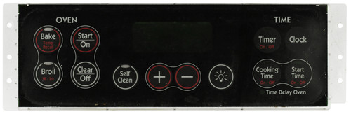 GE Oven WB27K10097 183D8193P002 Control Board - Black Overlay