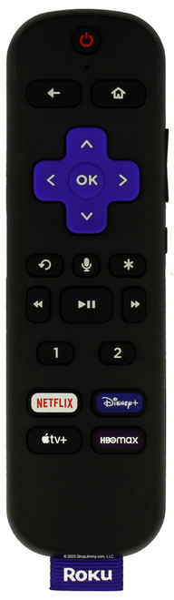 Roku 3226001372 Remote Control Netflix, Disney+, Apple, HBO Max -- NEW