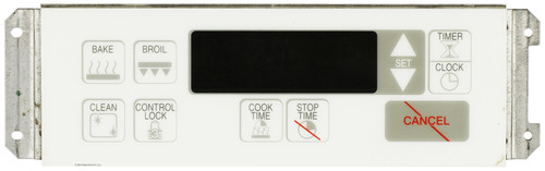 Maytag Range 7601P552-60 Control Panel White Overlay