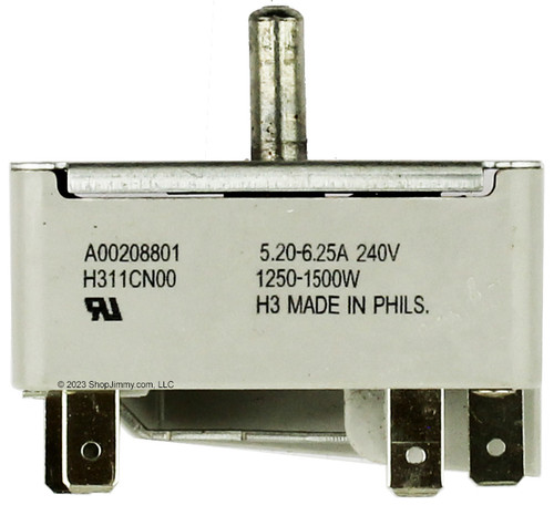 Frigidaire Range A00208801 Switch