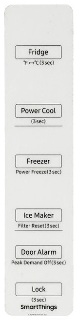 Samsung Refrigerator DA97-19962W Control Board