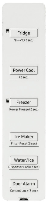 Samsung Refrigerator DA97-20552E Control Board
