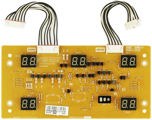 LG Range EBR64624903 Display Control Board