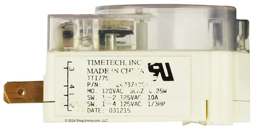 Electrolux Refrigerator 240371001 Defrost Timer