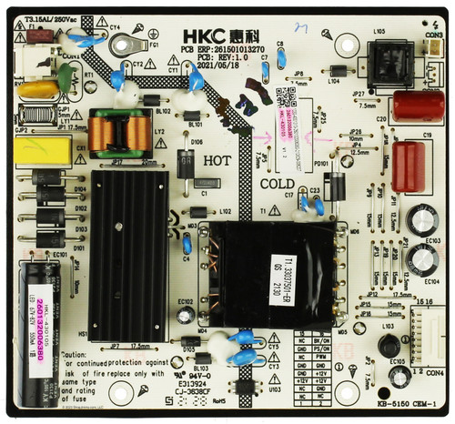 Onn 260132006380 Power Supply 100012584