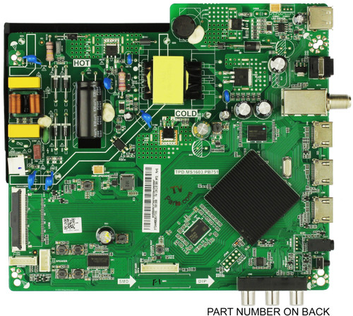 Onn 317GAAMBB26CVT0030 T20163-TX Main Board/Power Supply for 100012589