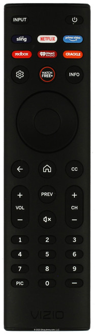 Vizio XRT140V6 Sling Netflix PrimeVideo Redbox iHeart Remote Control--Open