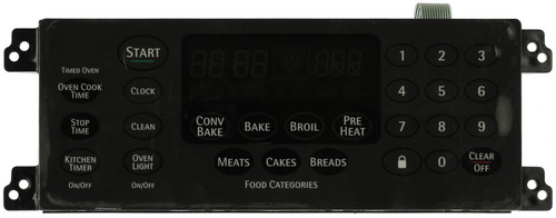 Electrolux Oven 316207602 Electronic Clock Timer, Black Overlay