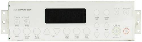 Whirlpool Range 9782677CW Control Board White Overlay