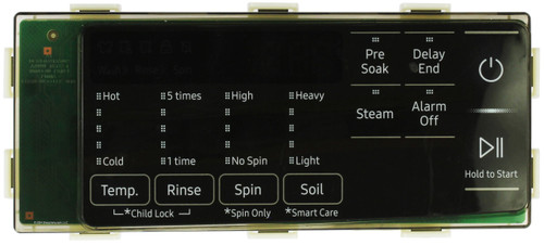 Samsung Washer DC97-21464B Main Control Panel