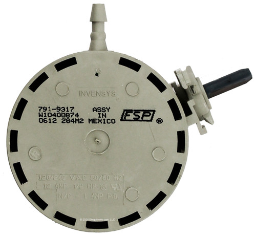 Whirlpool Washer W10400874 Water Level Pressure Switch
