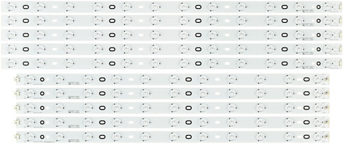 Toshiba Sanyo Haier V580H1-LD6-TRDC2 TLDC2 LED Backlight Strips (10) NEW