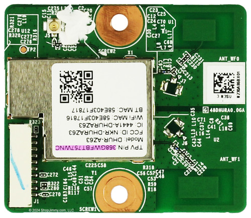 Insignia 368GWFBT757WNC WiFi Wireless Adapter Module