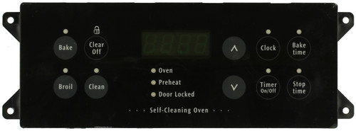 Electrolux Oven 316207529 Electronic Clock Timer, Black Overlay