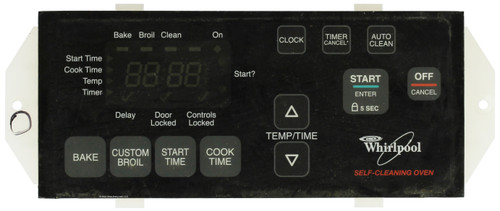 Whirlpool Range 9760300 Control Board - Black Overlay