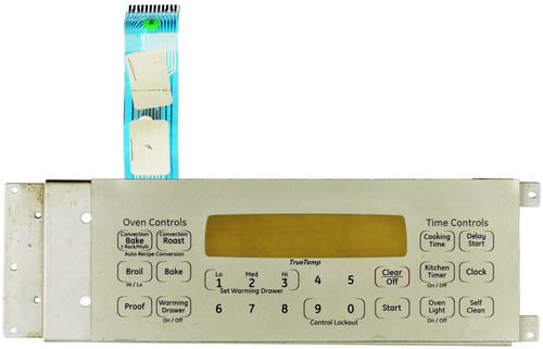 GE Oven 191D5446G002 Switch Membrane