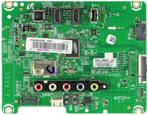 Samsung BN94-07592N Main Board for UN40H5003AFXZA (Version IF06)