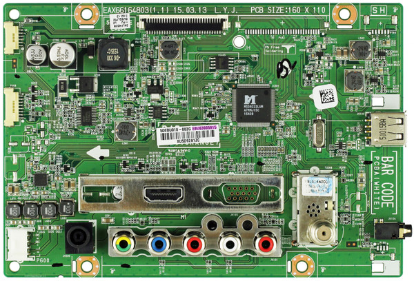 LG EBU63005915 Main BPR Board for 24LF452B-PU.BUSQLPM