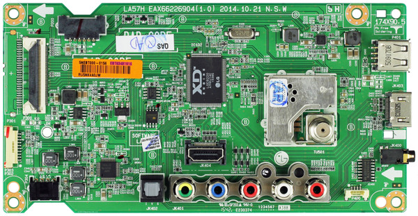 LG EBT63481916 Main Board for 49LF5500-UA (BUSYLJR)