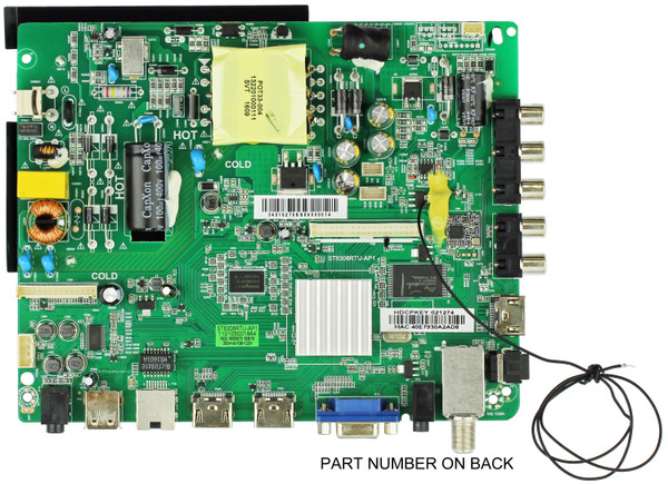 Element 34016270 Main Board/ Power Supply for ELST4316S (G6E0M Serial--SEE NOTE)