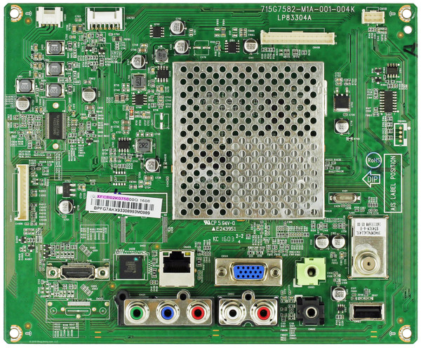 Vizio 756TXFCB02K0750 Main Board for D24-D1 (LTT6UNBS Serial)
