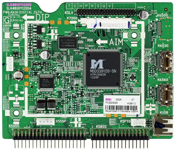 Sanyo 1LG4B10Y11200 Z6SL Digital Main Board DP39842 P39842-06