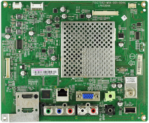 Vizio 756TXFCB02K0510 Main Board for D24-D1 (LTT6UNAS Serial)