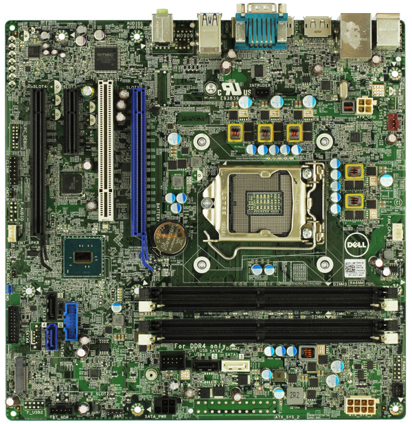 Carte Mère Dell CN-09WH54 REV A00 Pour Precision T3620, Avec Plaque I/O, D'occasion
