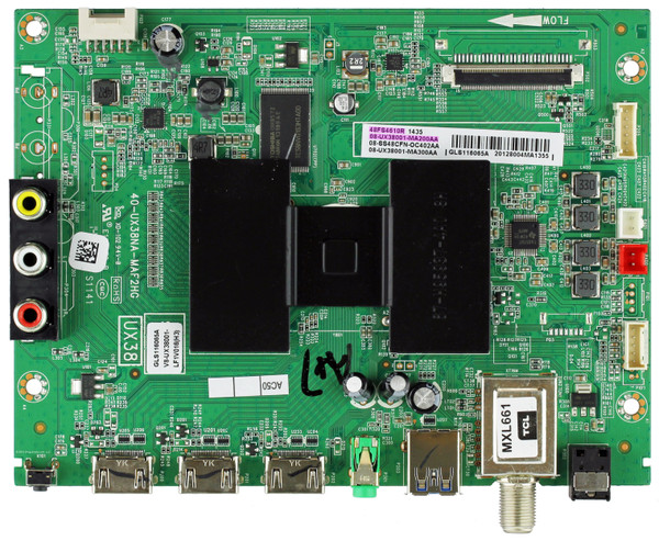 TCL 08-UX38001-MA200AA Main Board for 48FS4610RMAAA