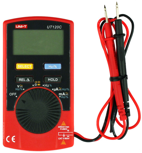 Uni-T 120C Super Slim Pocket Size Handheld Digital Multimeter