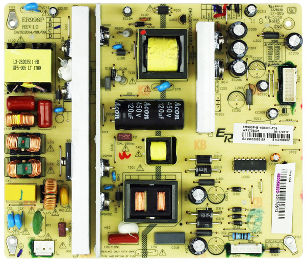RCA AE0050383 (ER996P) Power Supply Board/LED Driver RTU5540-B