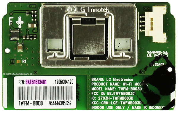 LG EAT61613401 (TWFM-B003D, BEJTWFMB003D) Wi-Fi Module