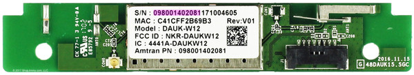 Vizio 0980-0140-2081 WiFi Wireless Adapter Module