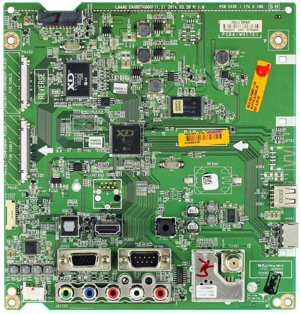 LG EBT63340901 Main Board for 60LY340C-UA.AUSMLJR