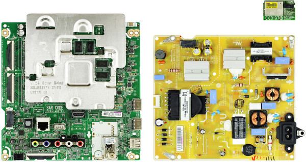 LG 43UJ6300-UA.BUSYLJM Complete LED TV Repair Parts Kit