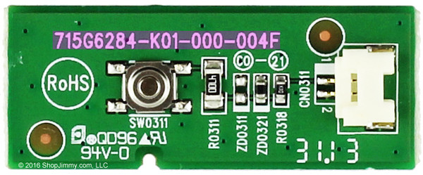 Vizio 715G6284-K01-000-004F (KEPFTXA1) Power Button