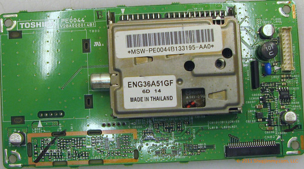 Toshiba 75002318 (PE0044B, V28A000014B1) Tuner Board