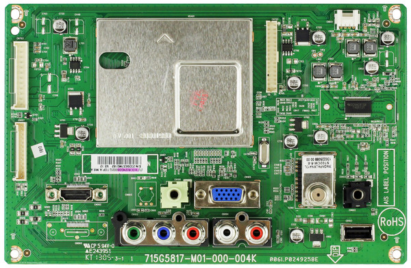 Vizio 756TXDCB02K006 Main Board for E241-A1 (LTTUNUAP)