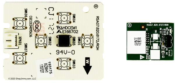 Insignia 214749/214751 Key Controller and IR Sensor Board